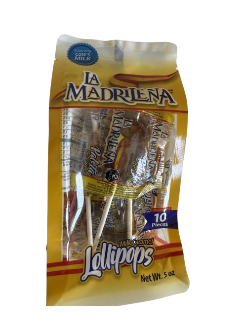 HOLA La Madrileña Cajeta Milk Caramel Lollipop product photo