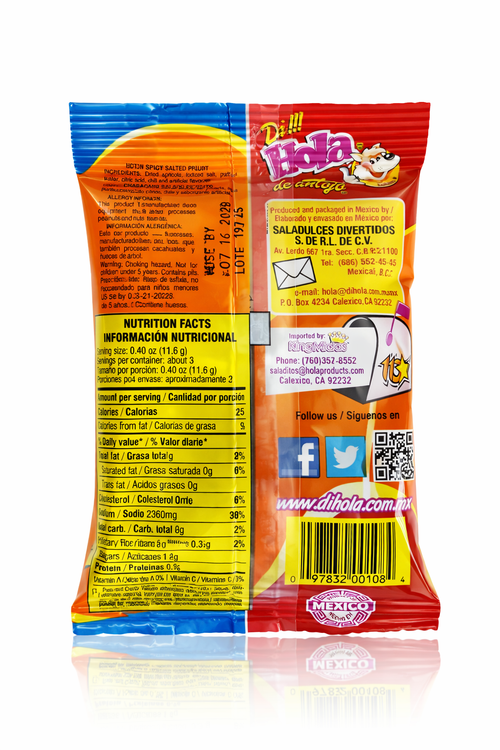 HOLA Hot & Spicy Salted Apricot Candy product photo