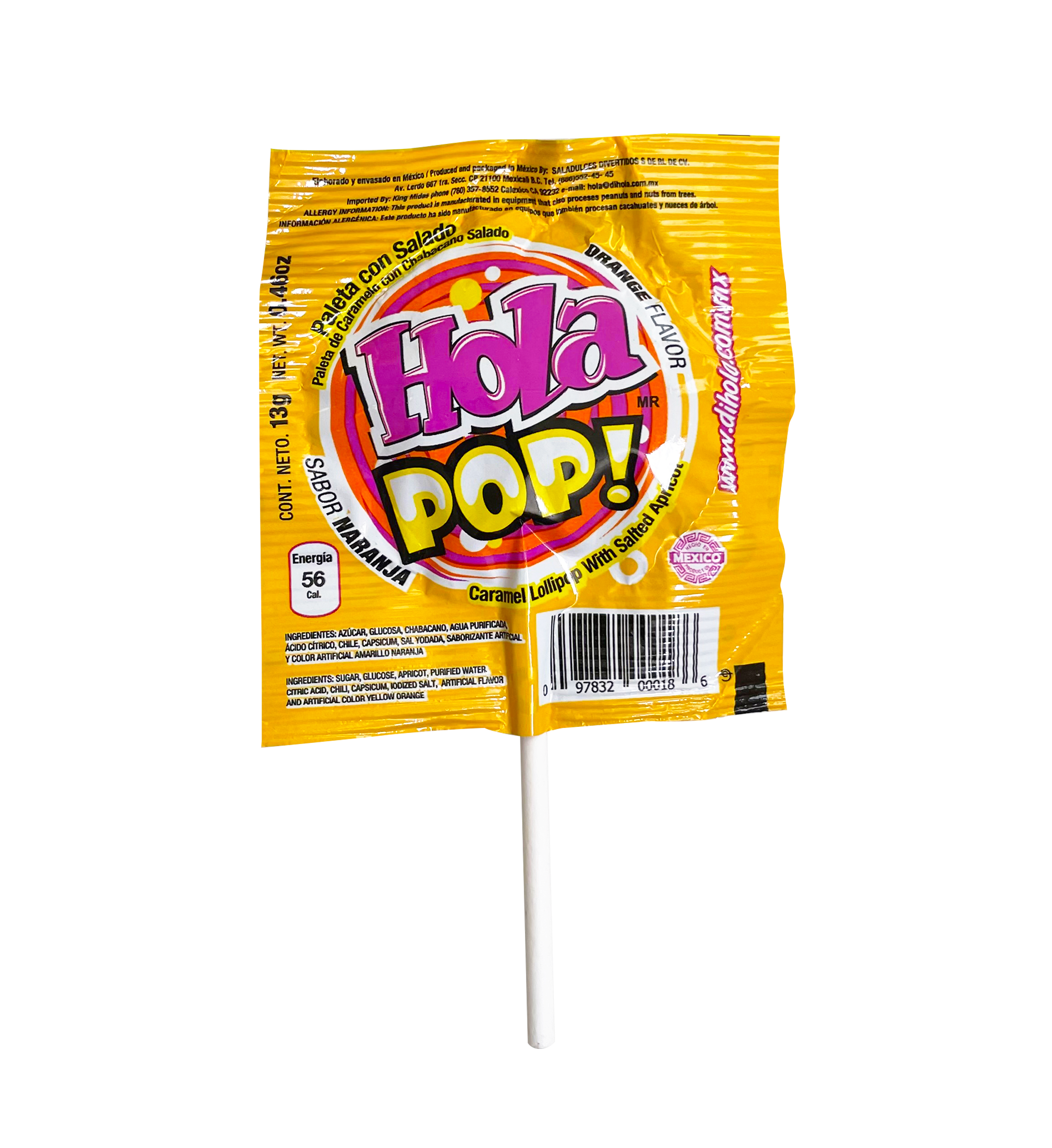 HOLA POP! The Original Saladito Lollipops (10 Lillipops)