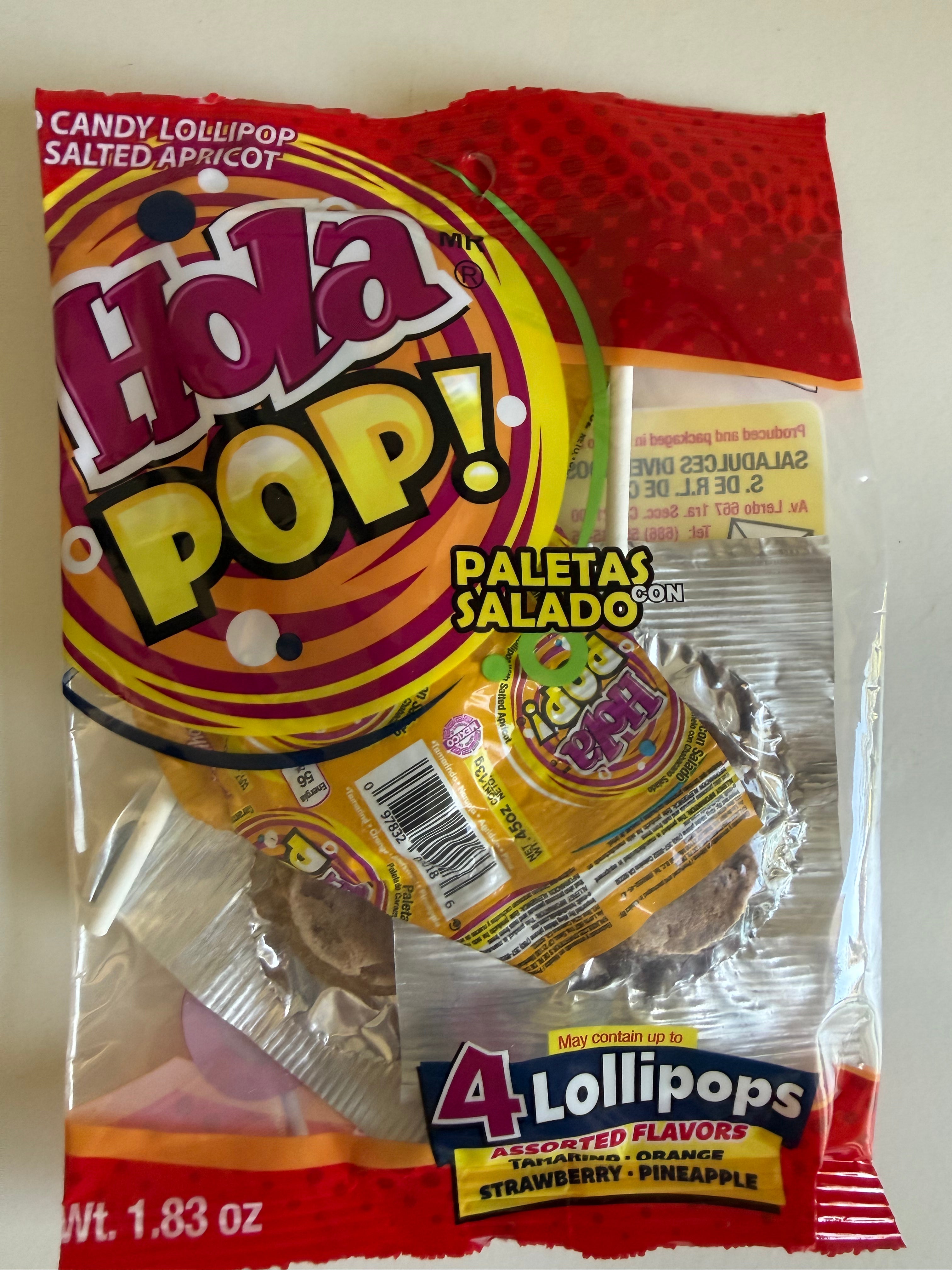 HOLA POP! The Original Saladito Lollipops (4 Lillipops)