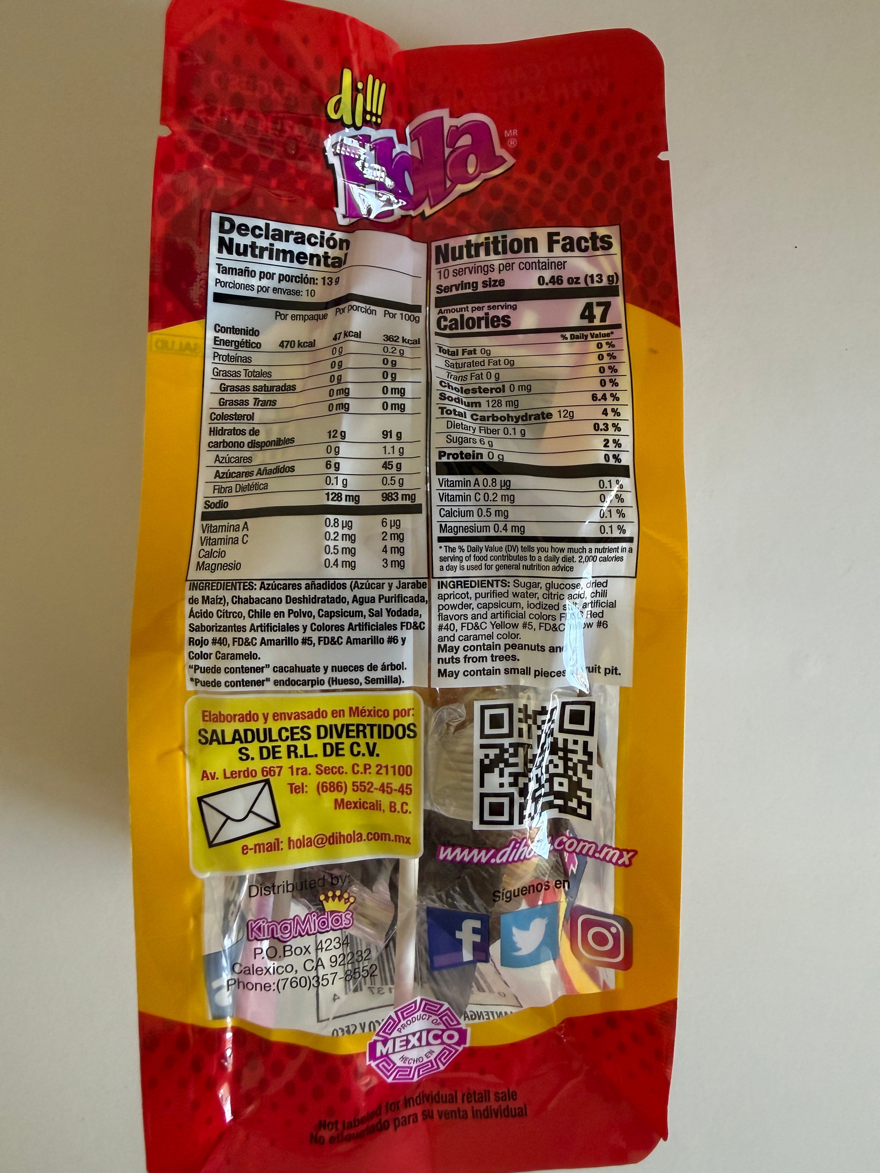 HOLA POP! The Original Saladito Lollipops (10 Lillipops)