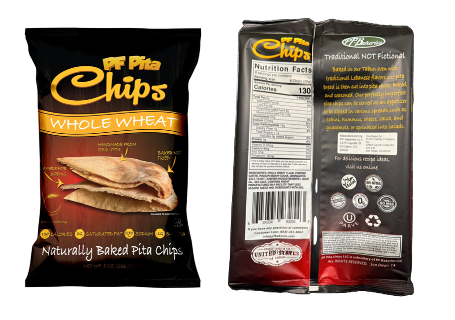 PF Pita Chips Whole Wheat