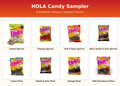 HOLA Saladito Candy Sampler - 8 Flavor Variety Pack
