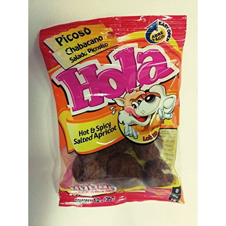 HOLA Hot & Spicy Flavored Salted Apricot Candy