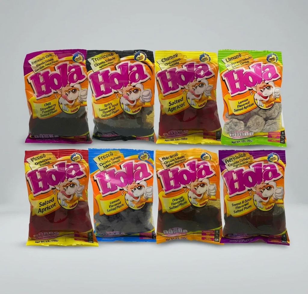 HOLA Saladito Candy Sampler - 8 Flavor Variety Pack